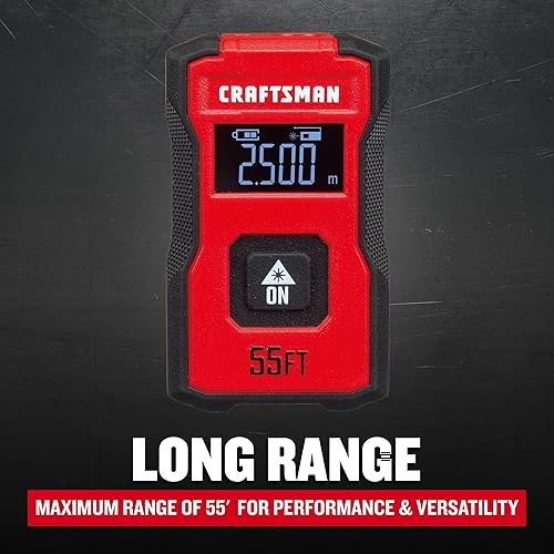 Miniatura 2 de CRAFTSMAN Medidor de distancia láser de bolsillo de 55 pies (CMHT77721)
