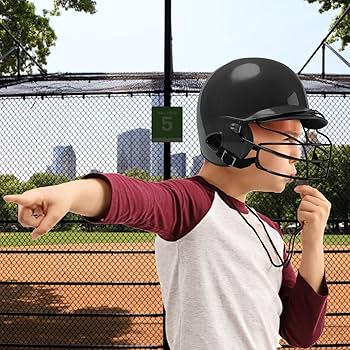 Amazon | 野球用ヘルメット 保護フェイスマスク 野球 ソフト