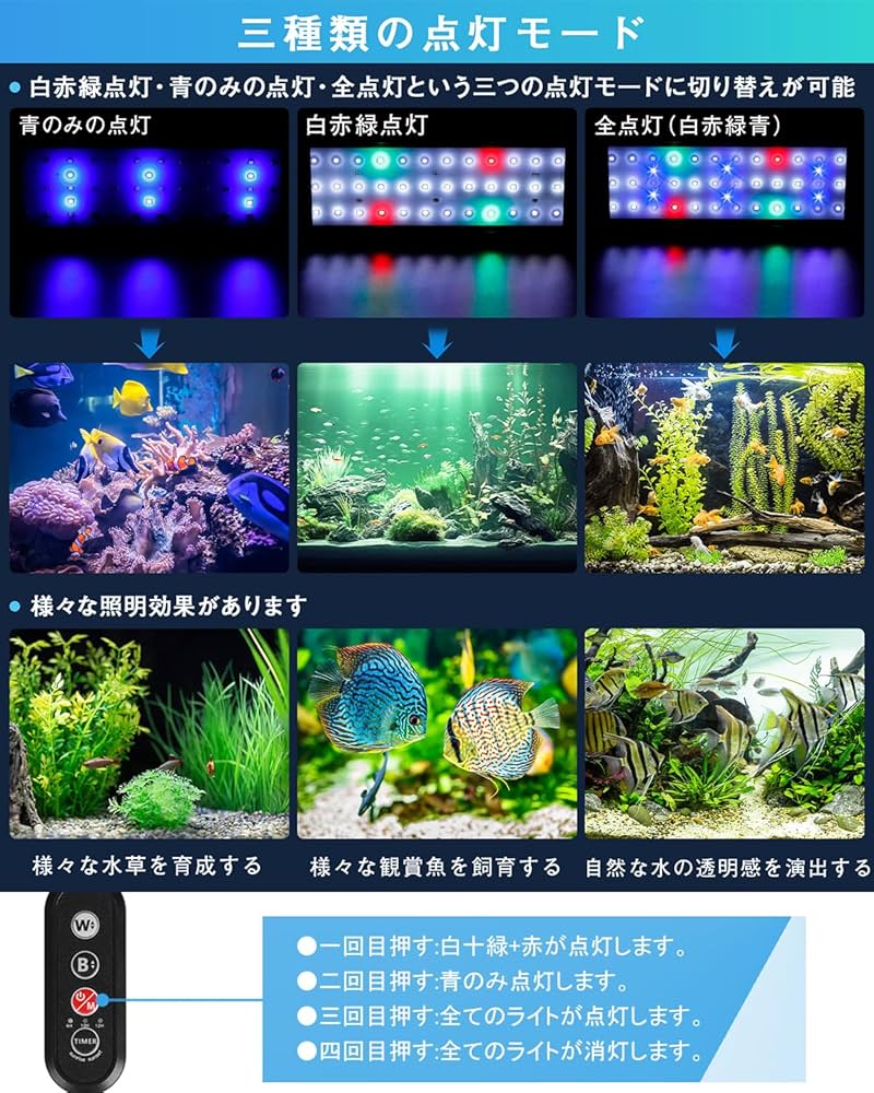 アクアデザインアマノ　LEDライト45センチ 新45cm用ライトが決まりかけ、揺らぐ | ひたすら水槽を眺め