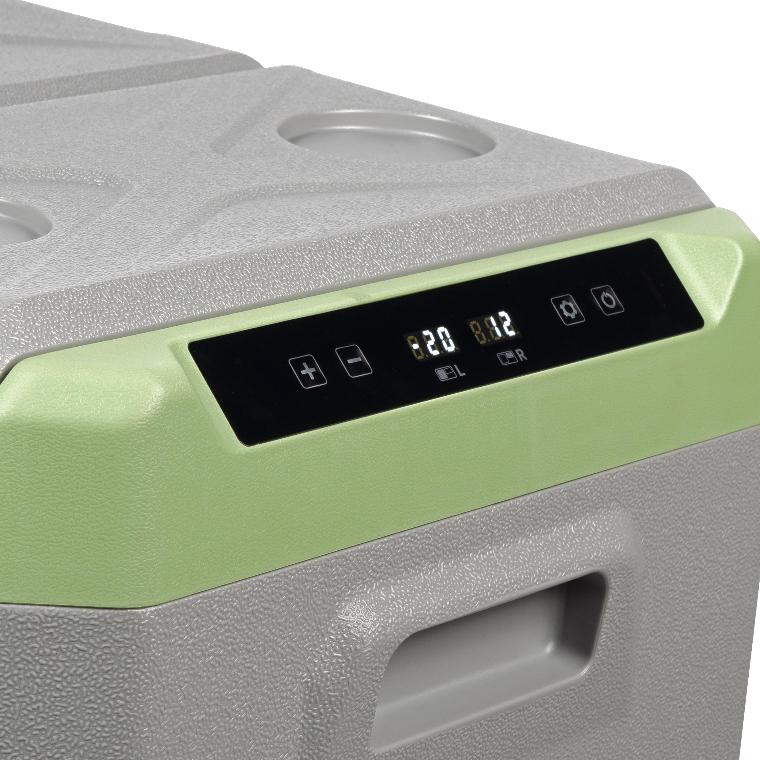 Steamy-E Single Zone Elektrische Kompressor Kühlbox, 40 Liter, Grau, 12V/24V/230V, zum Gefrieren und Kühlen, für Auto, Camping, Urlaub, Boot