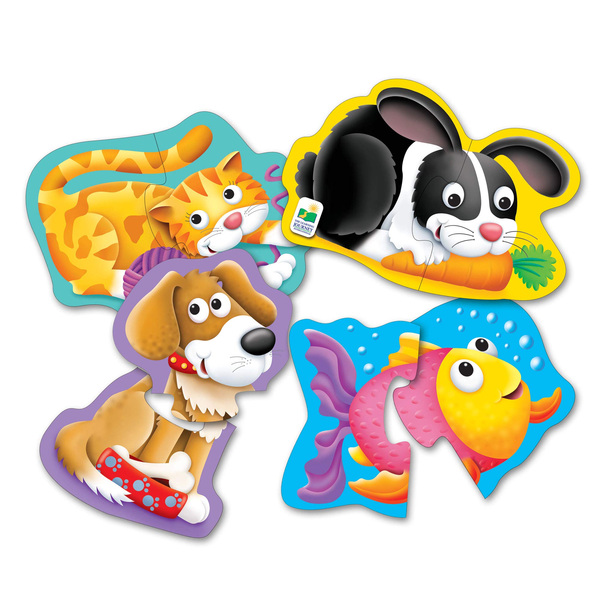 The Learning Journey My First Shaped Puzzles - Pet Friends!