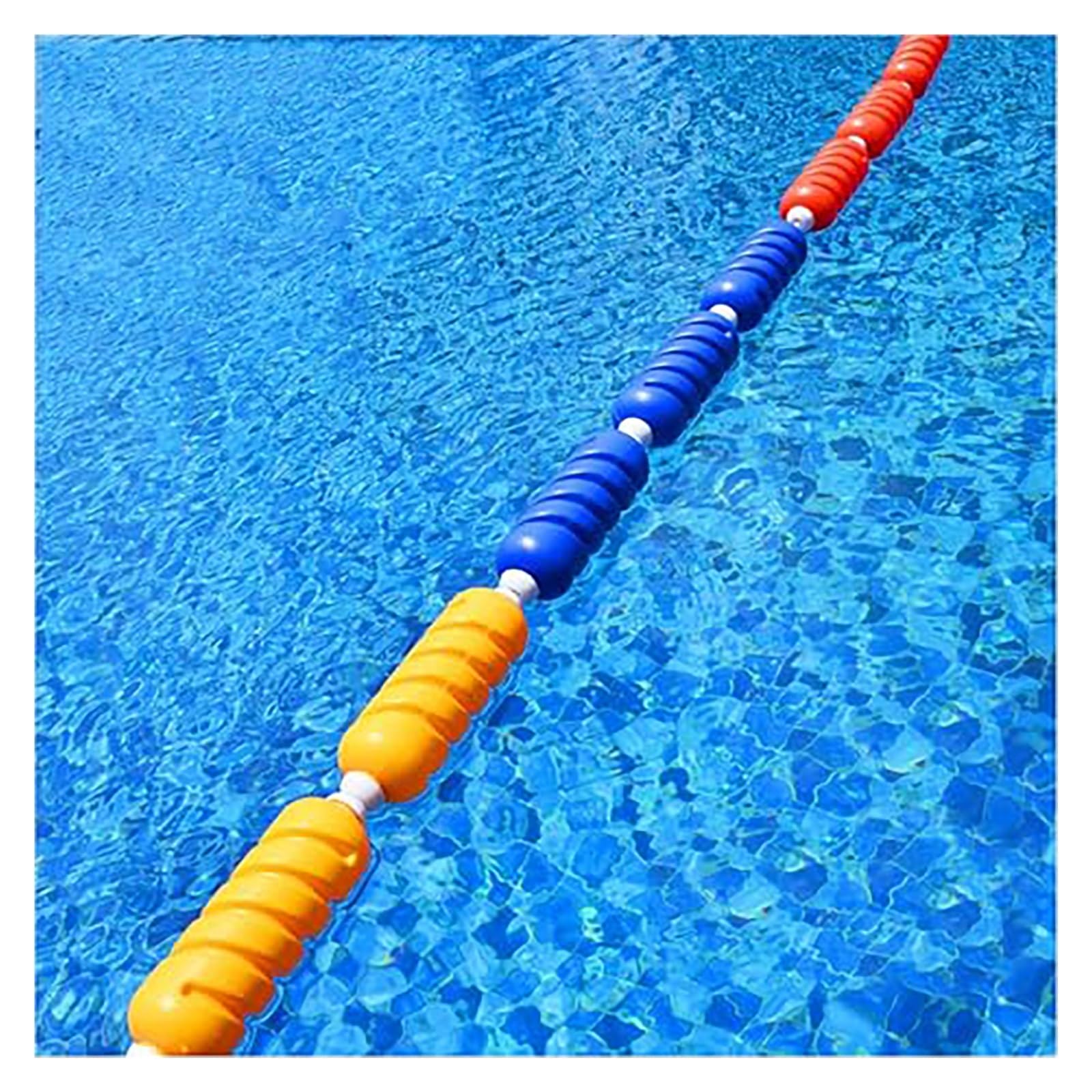 Corde de securite pour piscine flottante de 50 m pour delimiter la zone de baignade