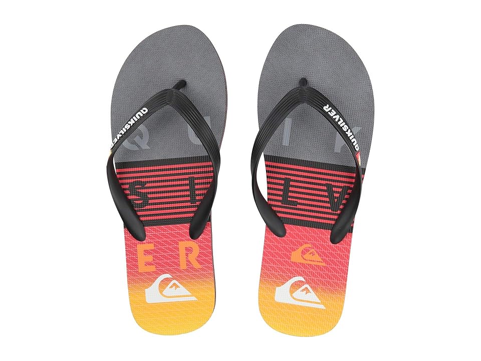 

Quiksilver Molokai Print (Black/Grey/Yellow) Men's Sandals