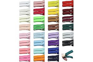 Cinaci 60-Pack Fully Lined Alligator Hair Clips