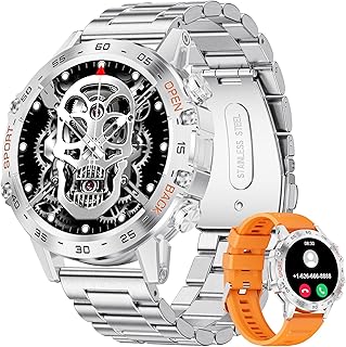 Smart Watch for Men,(Answer/Make Calls), 2023 Newest 1.39 Inch Fitness Tracker, Heart Rate/Sleep Monitor, Multiple Sports Modes, 5ATM Waterproof Pedometer Men's Fitness Watch for Android iOS iPhones