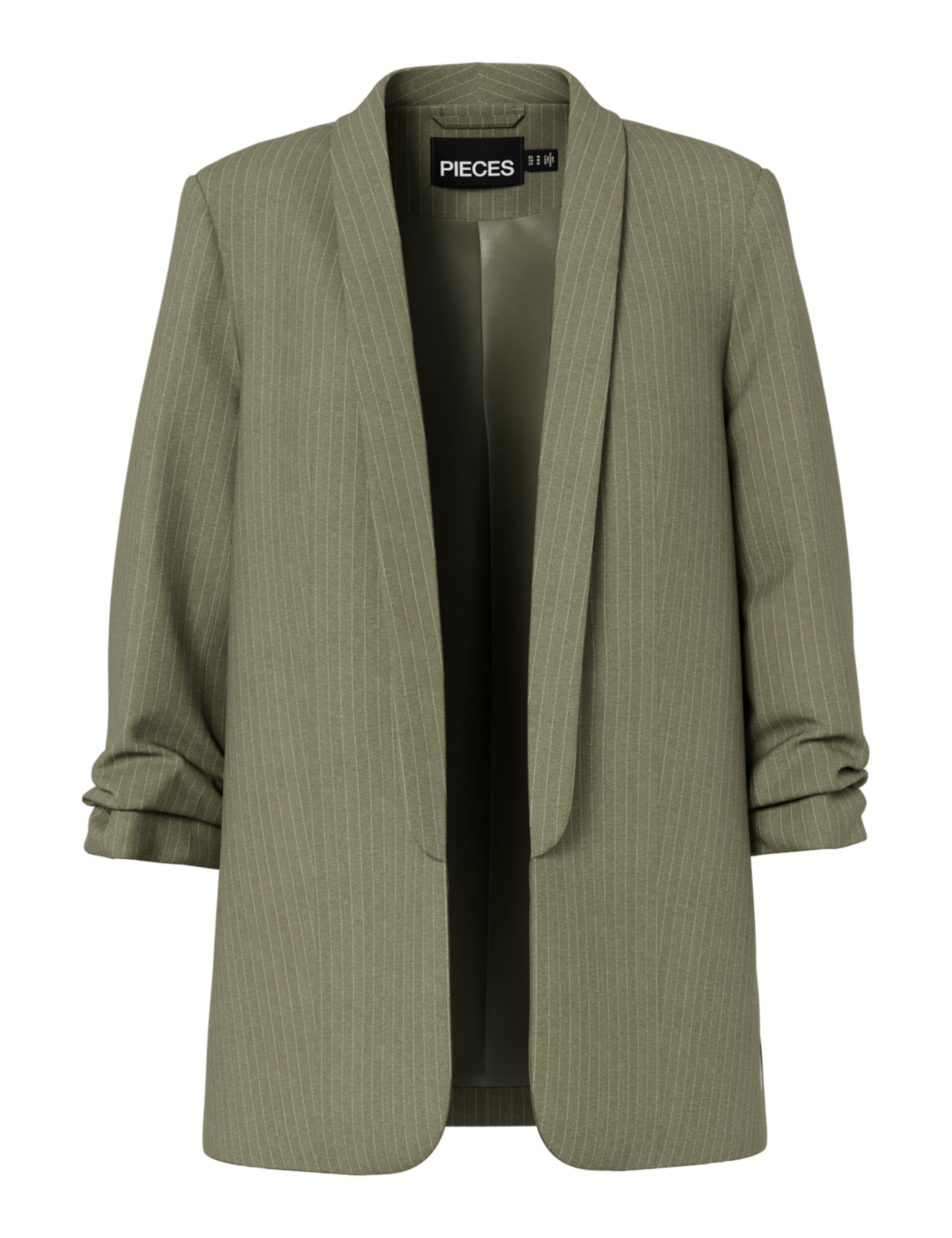 PIECES Pcbosella 3/4 Pinstripe Blazer Noos BC Pcbosella 3/4 Pinstripe Blazer Noos BC Donna (Pacco da 1)
