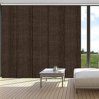 Vista 11 de LETAU - Persianas sin cordones con riel, paneles deslizantes, 100% opacas, hechas a medida, persianas verticales para puertas corredizas, ventanas