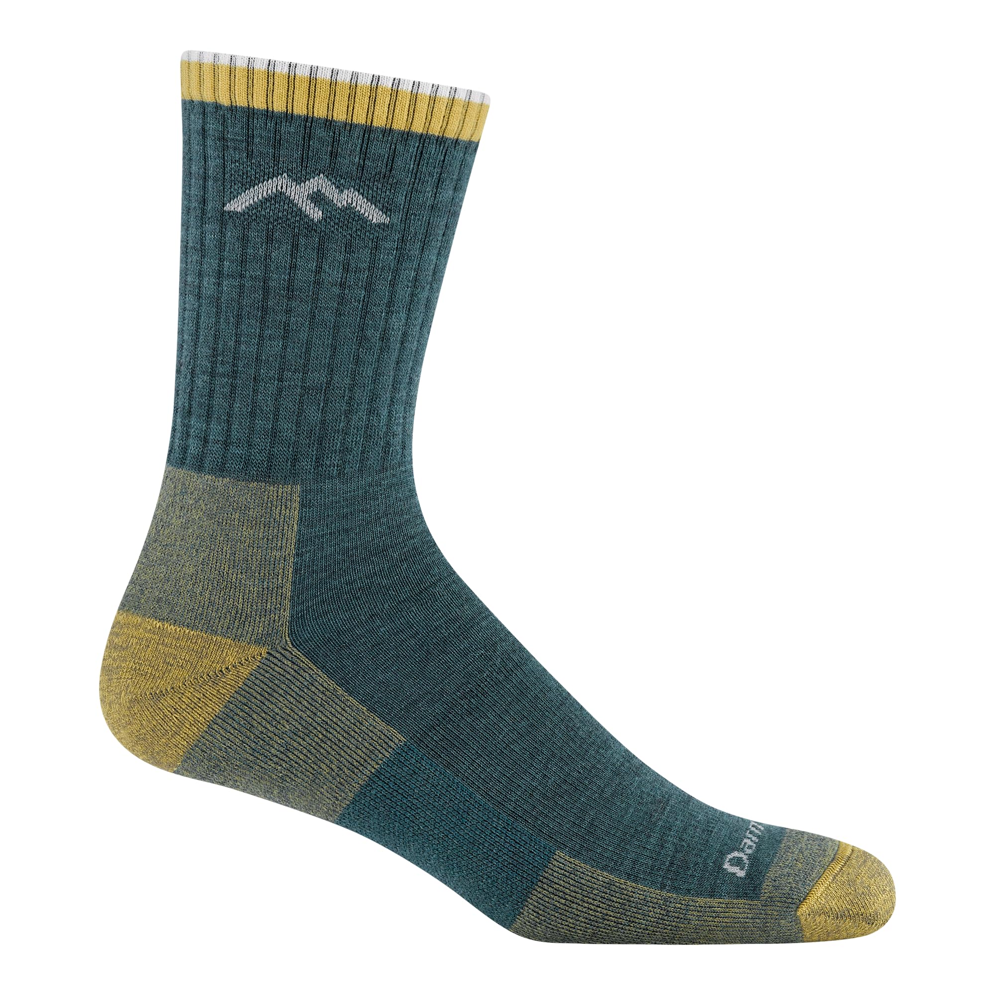 Darn Tough Men's Hiker Micro Crew Midweight Hiking Socks (Style 1466), Spruce, Medium