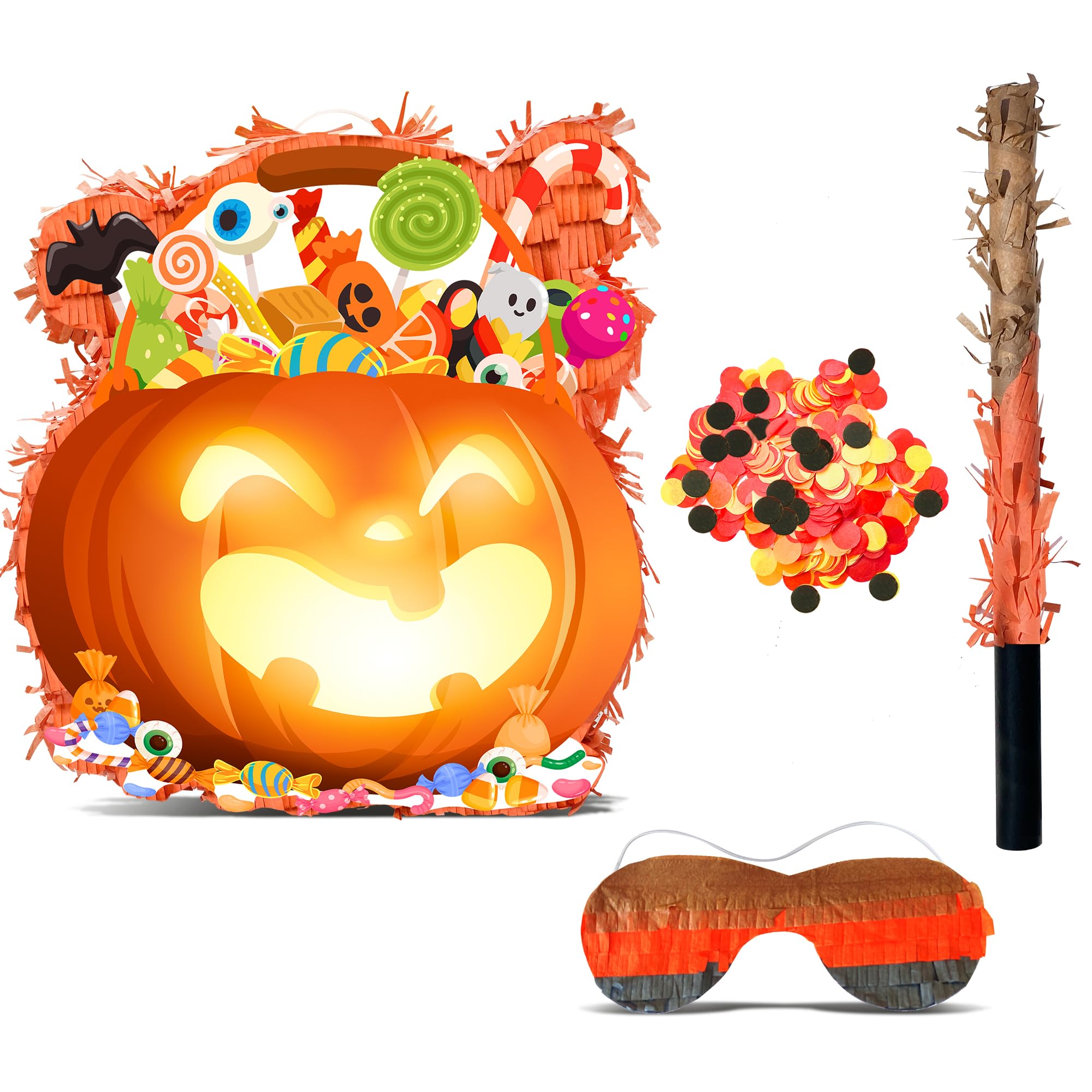 Halloween Pinata, Halloween Pumpkin Pinata for Halloween Party Decorations