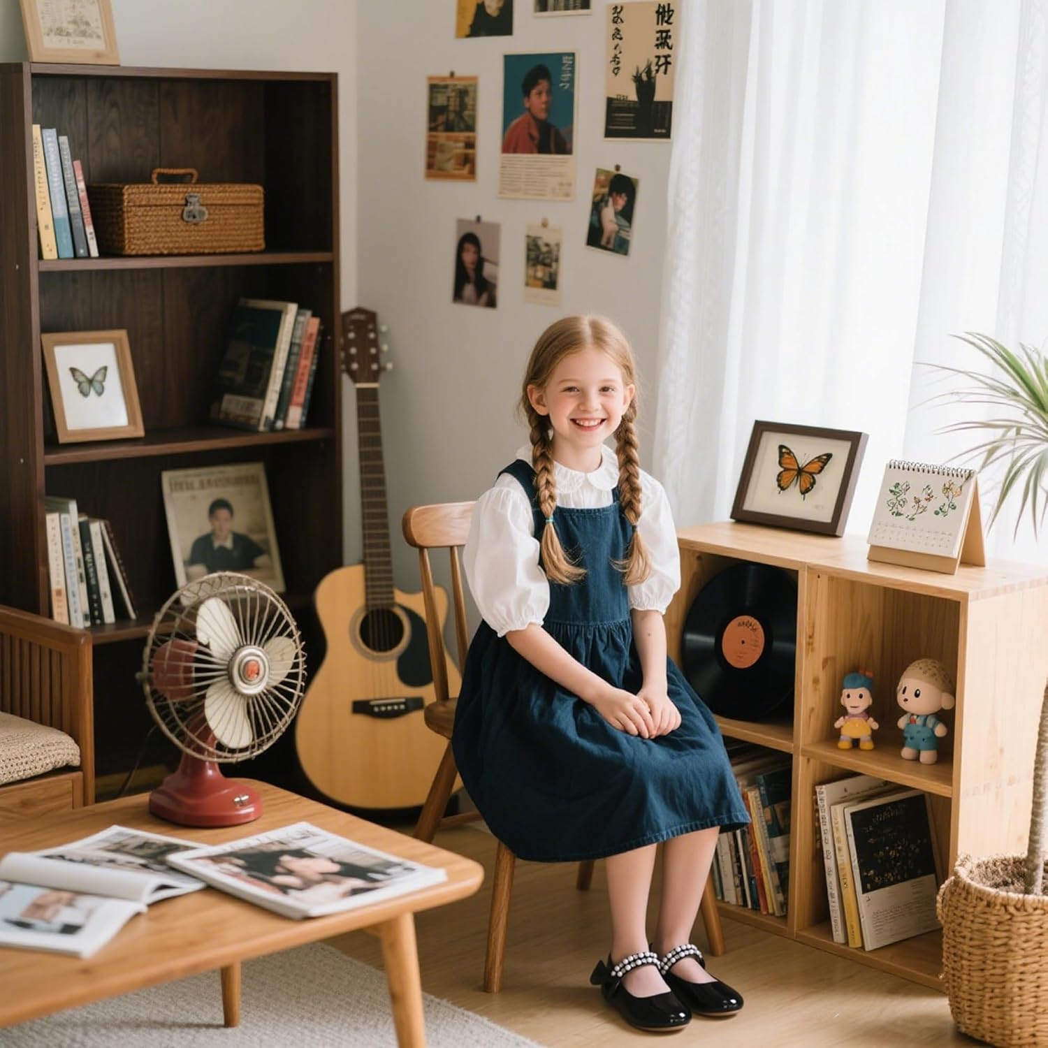 Otter MOMO Toddler/Little Girls Mary Jane Ballerina Flats Shoes Slip-on School Party Dress Shoes - Image 2