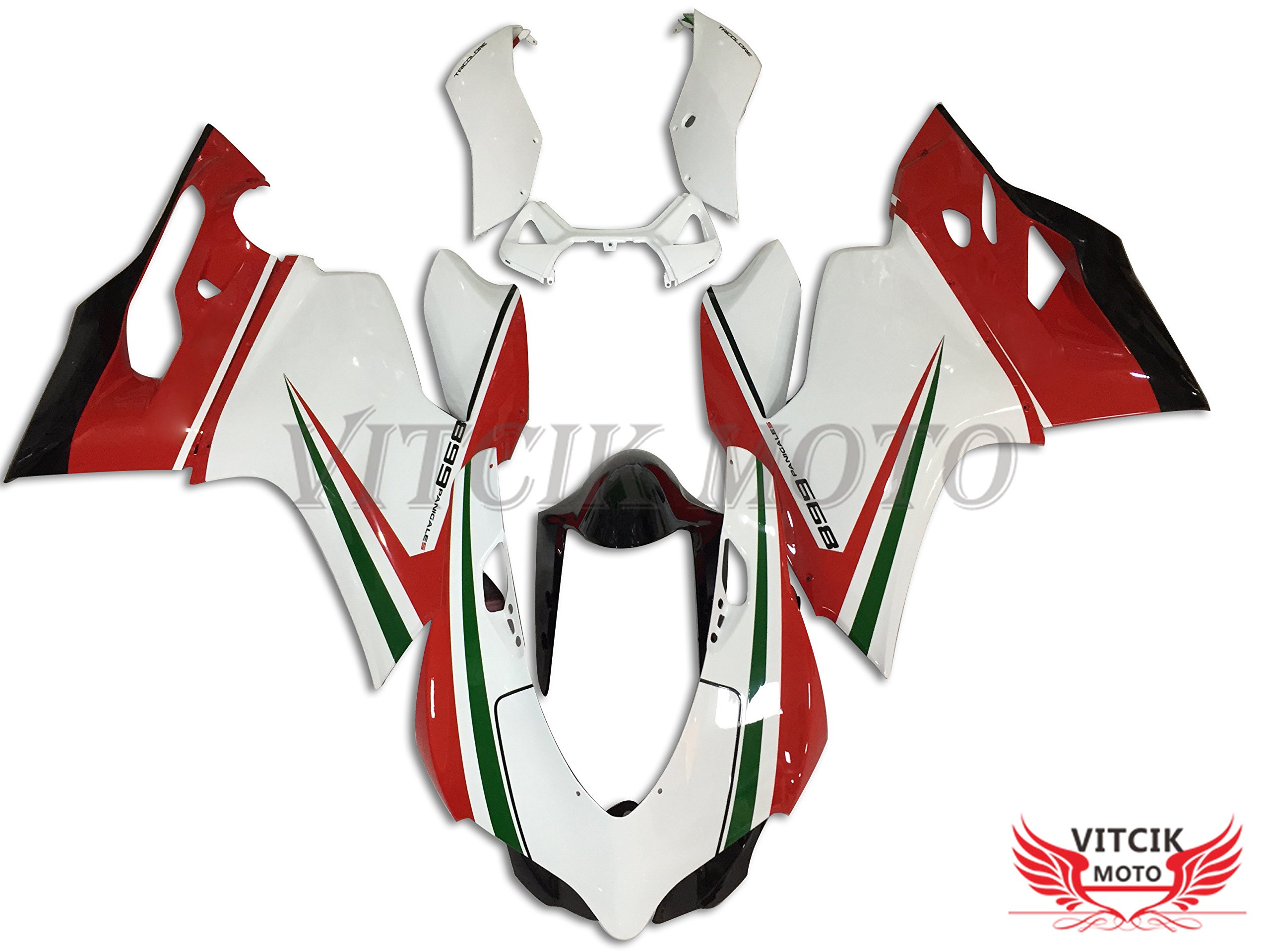 VITCIK (Fairing Kits Fit for 899 1199 2012 2013 12 13) Plastic ABS Injection Mold Complete Motorcycl