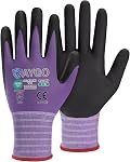 KAYGO MicroFoam Nitrile Gants de travail enduits pour hommes, tricot sans couture Nylon