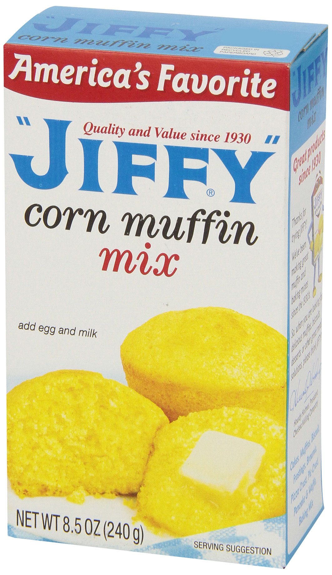 Jiffy Corn Muffin Mix 8.5 oz Boxes Pack of 24