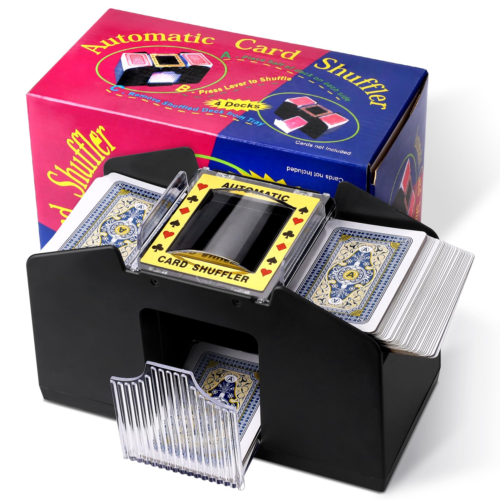 Automatischer Kartenmischer - Elektrisch & Wiederaufladbar