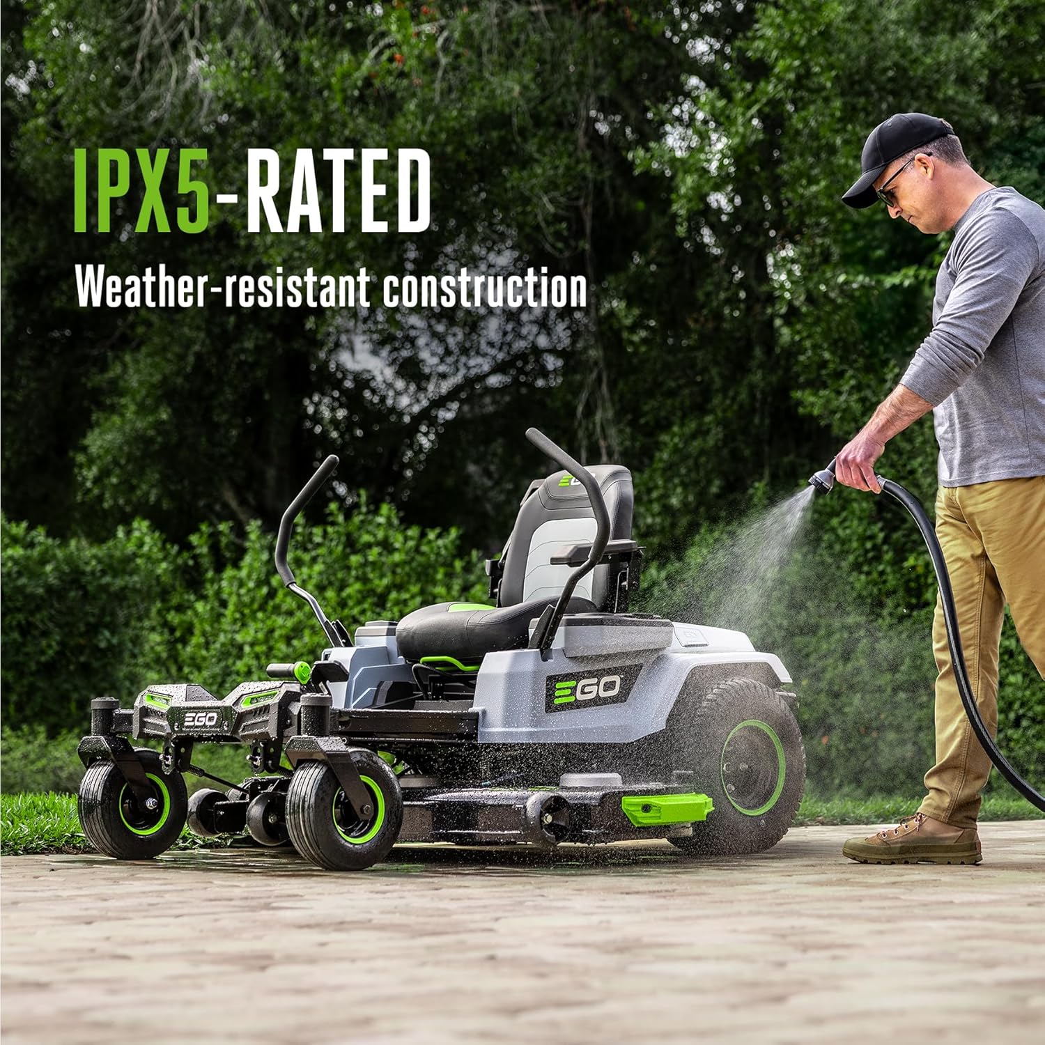 EGO POWER+ Z6 IPX5-Rated Weather-Resistant Construction