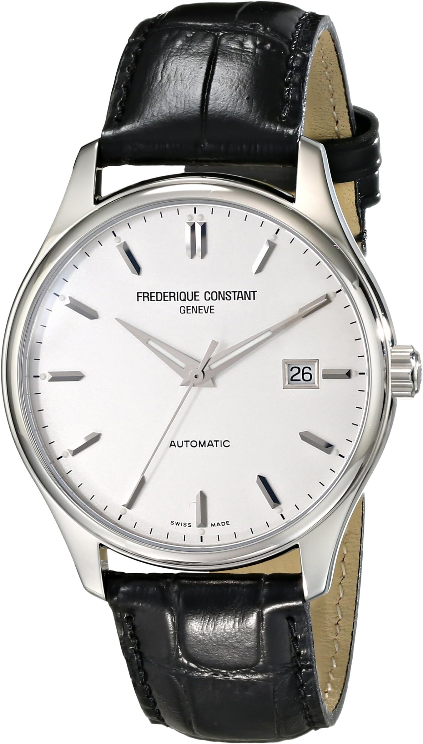Frederique Constant Men's FC-303S5B6 Classics Index Analog Display Automatic Self Wind Black Watch