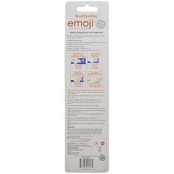 Brush Buddies Emoji Sonic Powered Toothbrush, Multi
