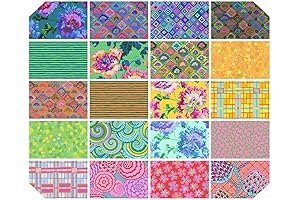Kaffe Fassett Jelly Roll Collective 2024 Bright Florals Precut Fabric
