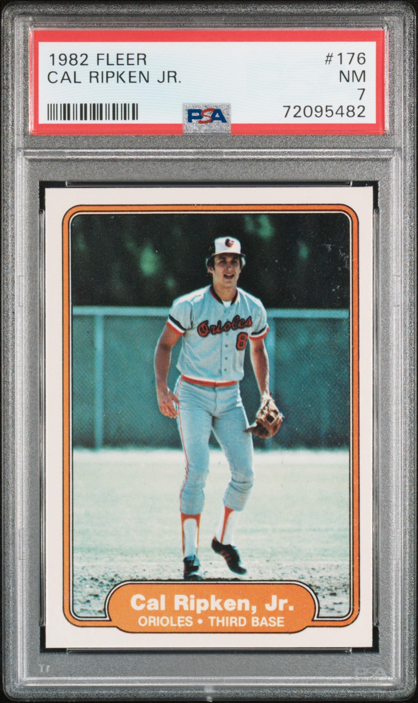 Amazon.com: Cal Ripken Jr 1982 Fleer Baseball Rookie Card #176 Graded PSA 7  : Collectibles & Fine Art