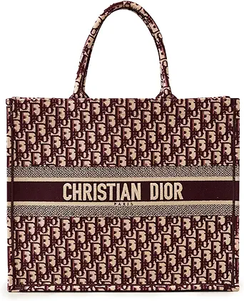 Dior Women's Pre-Loved Large Book Tote, Oblique