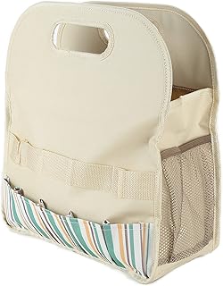 Bolsa de Herramientas de Gran Capacidad, Color a Juego, Portátil, para Jardín, Hogar, Carpintería, Bolsa de Almacenamiento, Kit de Herramientas de Jardín de Horticultura a (Caqui)