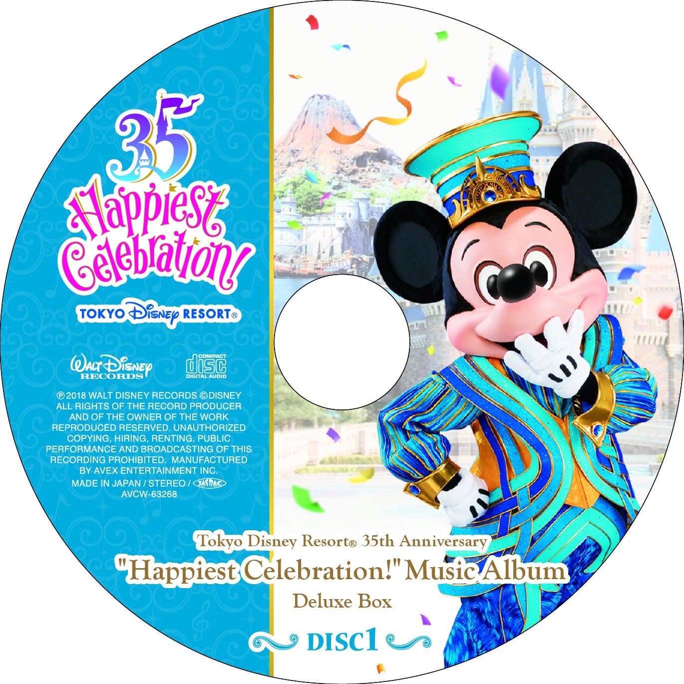 35th Aniversary Happiest Celebration Tokyo Disney Resort Amazon Es Cds Y Vinilos