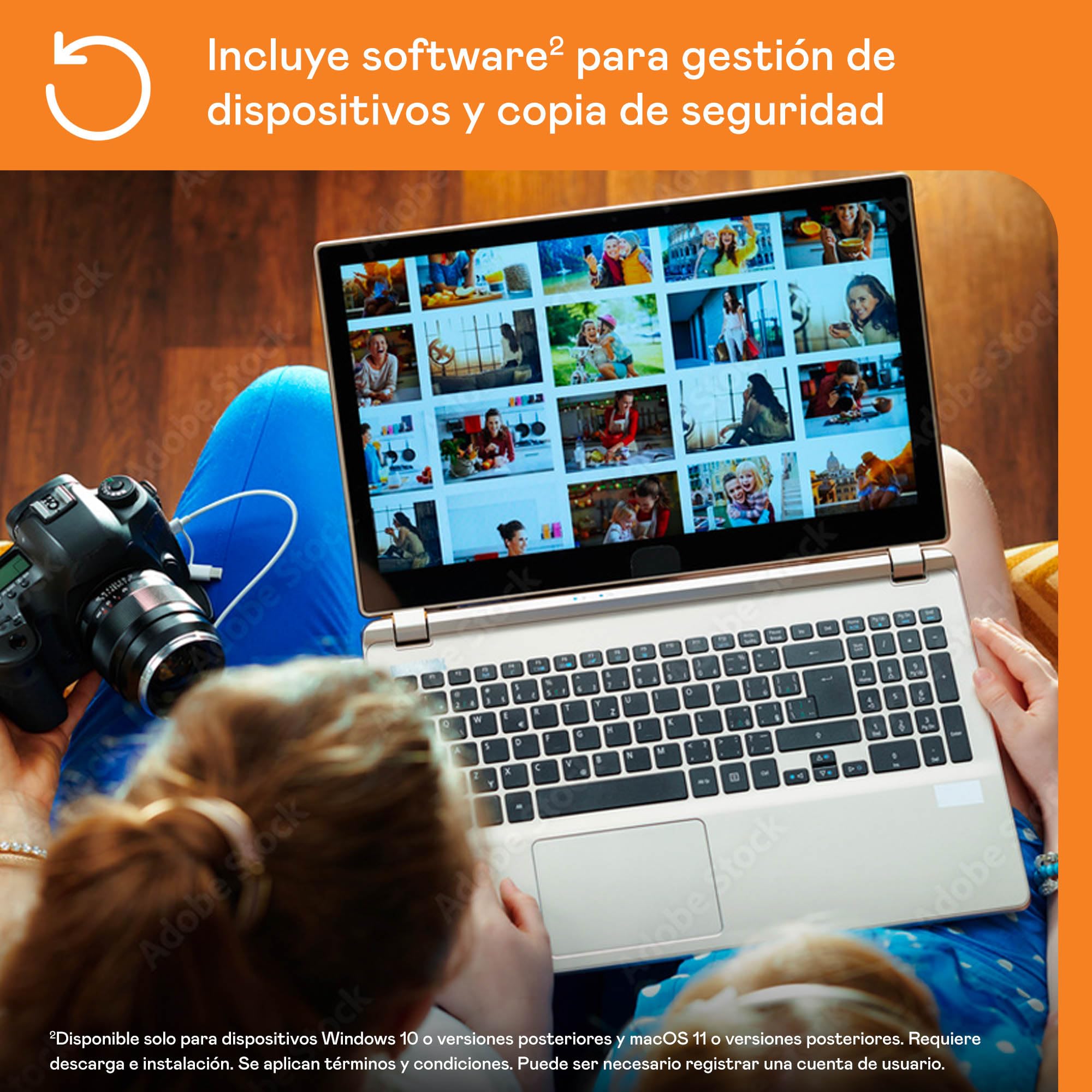 WD 2TB My Passport Compatible con USB-C, Disco Duro Externo Portátil, USB 3.2 Gen 1/USB 3.0, Copia de seguridad y protección con contraseña, Formateado para Windows, ChromeOS y MacOS, Gris