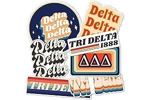 Celebrate 70's Vibes with Desert Cactus Delta Sticker Sheet