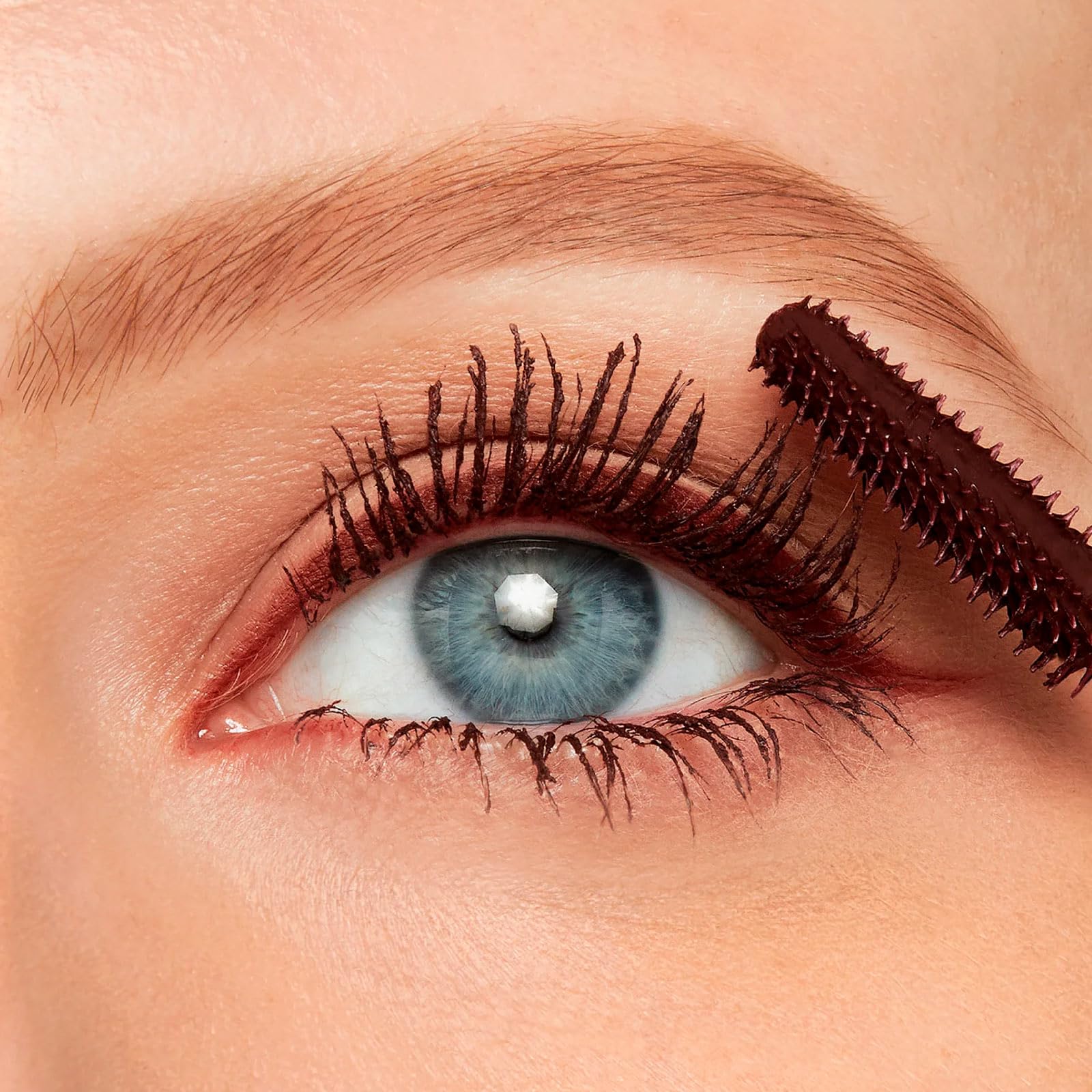 Maybelline New York Mascara Sky High Lash Sensational Volumizzante e Allungante Colorazioni Burgundy Haze + Nero + Cosmic Black + Blue Mist + Primer Nero per Ciglia Morbide - Set da 5