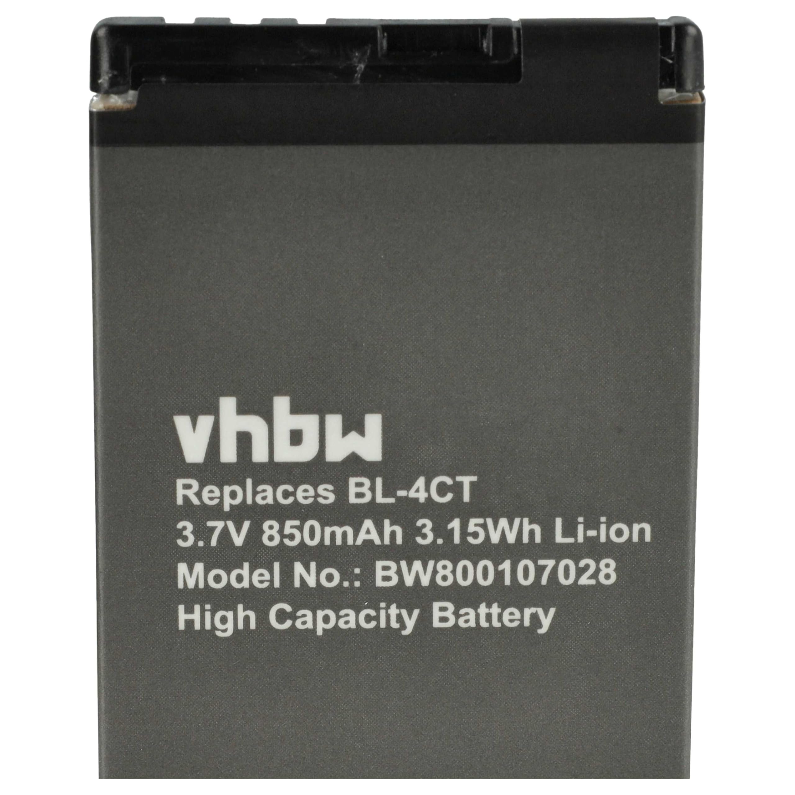 Batterie Li-Ion 600mAh pour Nokia 2720 FOLD, 5310 XpressMusic, 5630