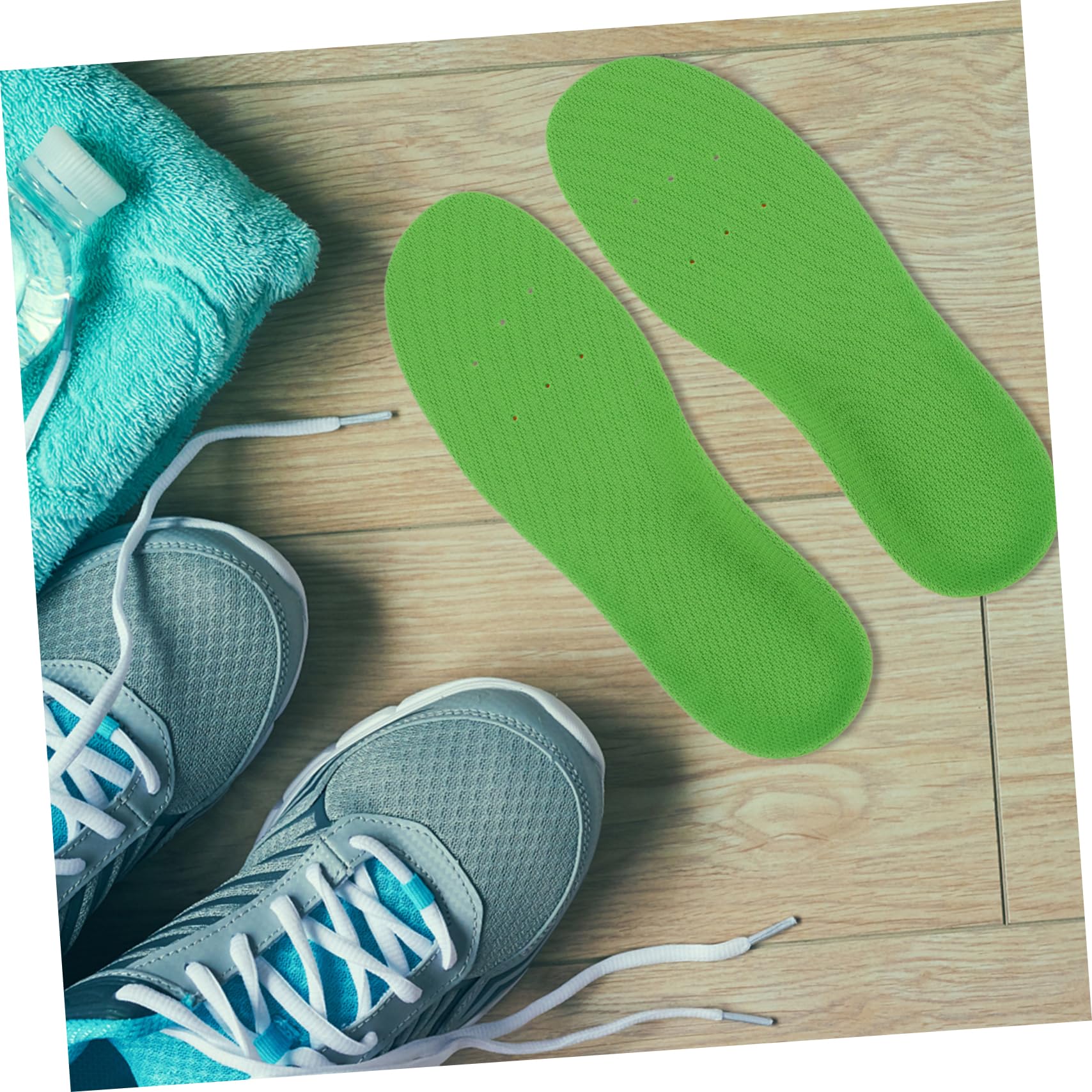 Gogogmee 1 Pair Insoles Foot Care Insole Shoes Cushion Shoe Cushions for Men Arch Pad Feet Insoles Arch Support Insoles for Plantar Comfortable Insole Shoe Pad Pu Green