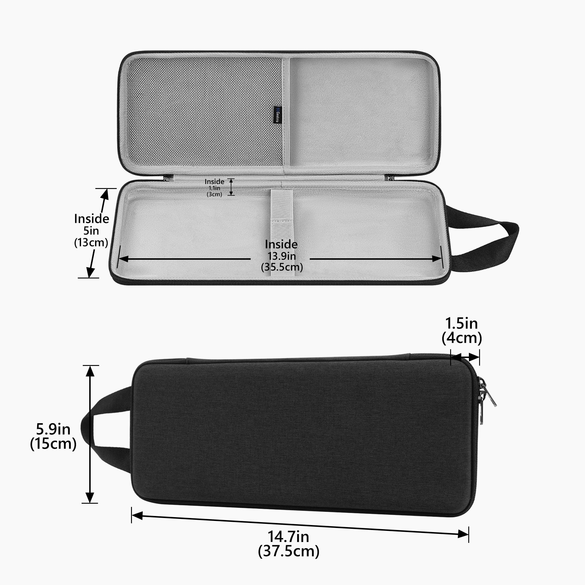 Amazon.com: Geekria Slim Keyboards Carrying Case, Compatible with