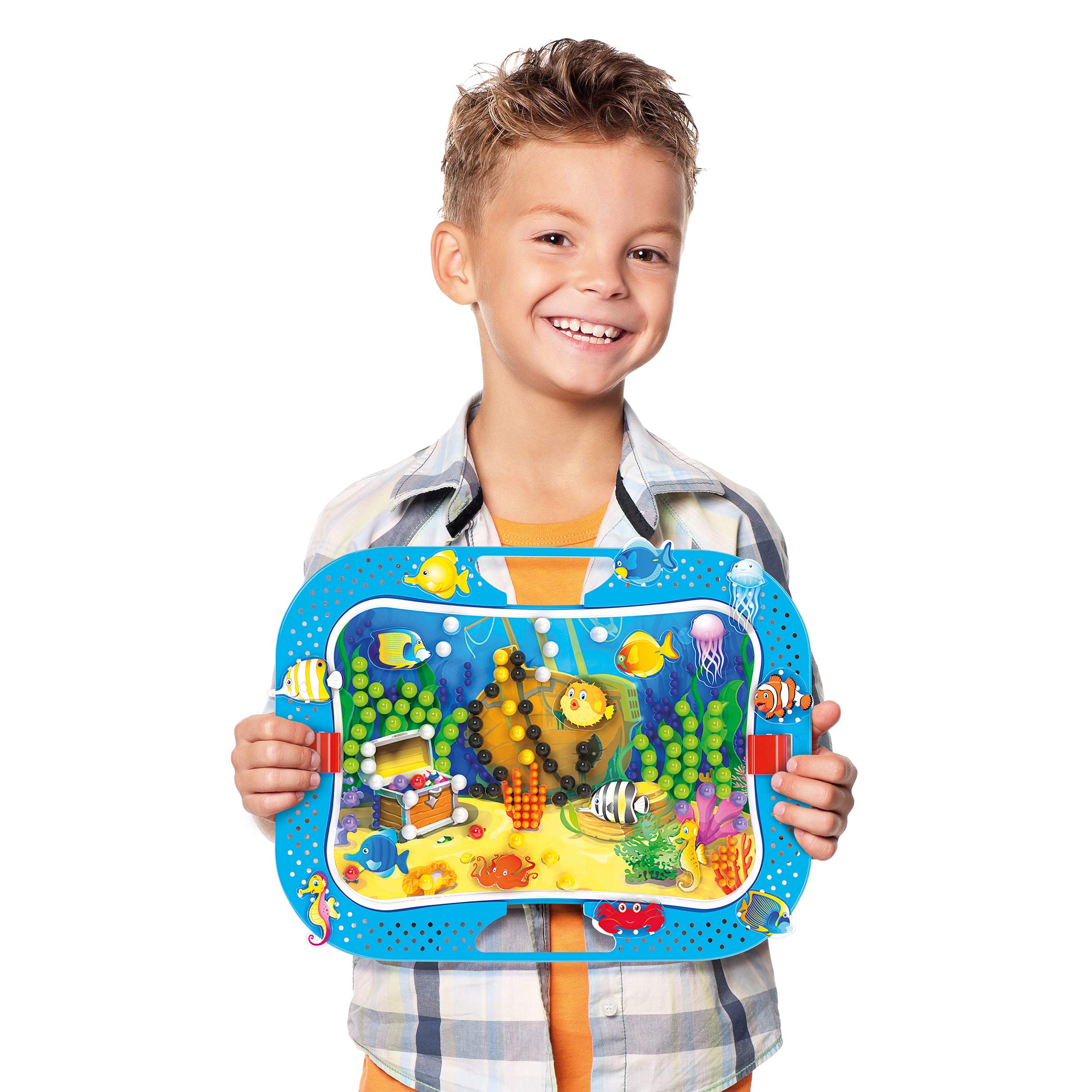 Quercetti Ocean Fun Fish & Pegs Jeux éducatifs mosaïque Enfant