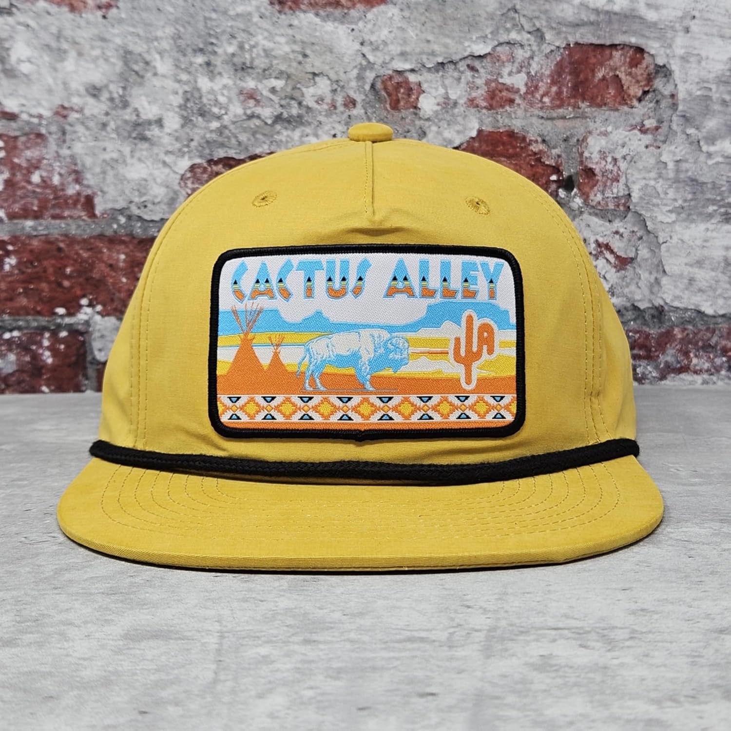 CACTUS ALLEY HAT CO. Western Lifestyle Texas Ranch Rodeo Inspired Adjustable Snapback Patch Hat - Image 3