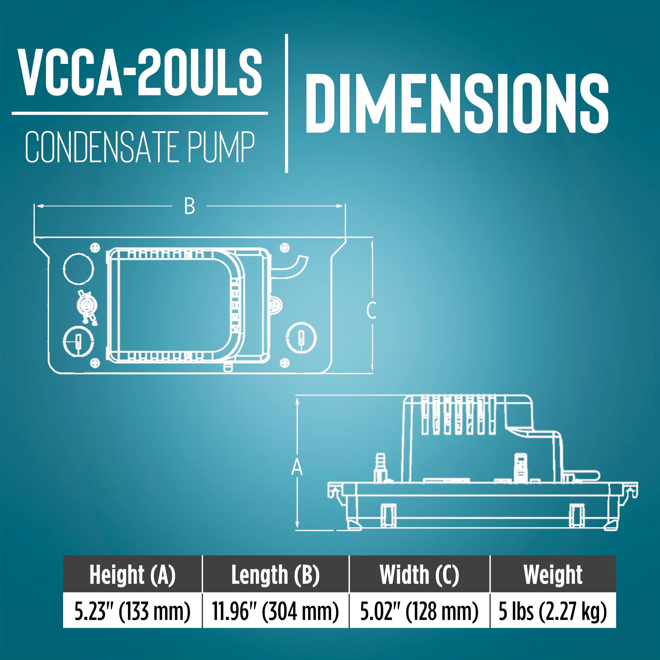 Little Giant Condensate Pump - 80 GPH -2 Little Giant Condensate Pump - 80 GPH -2