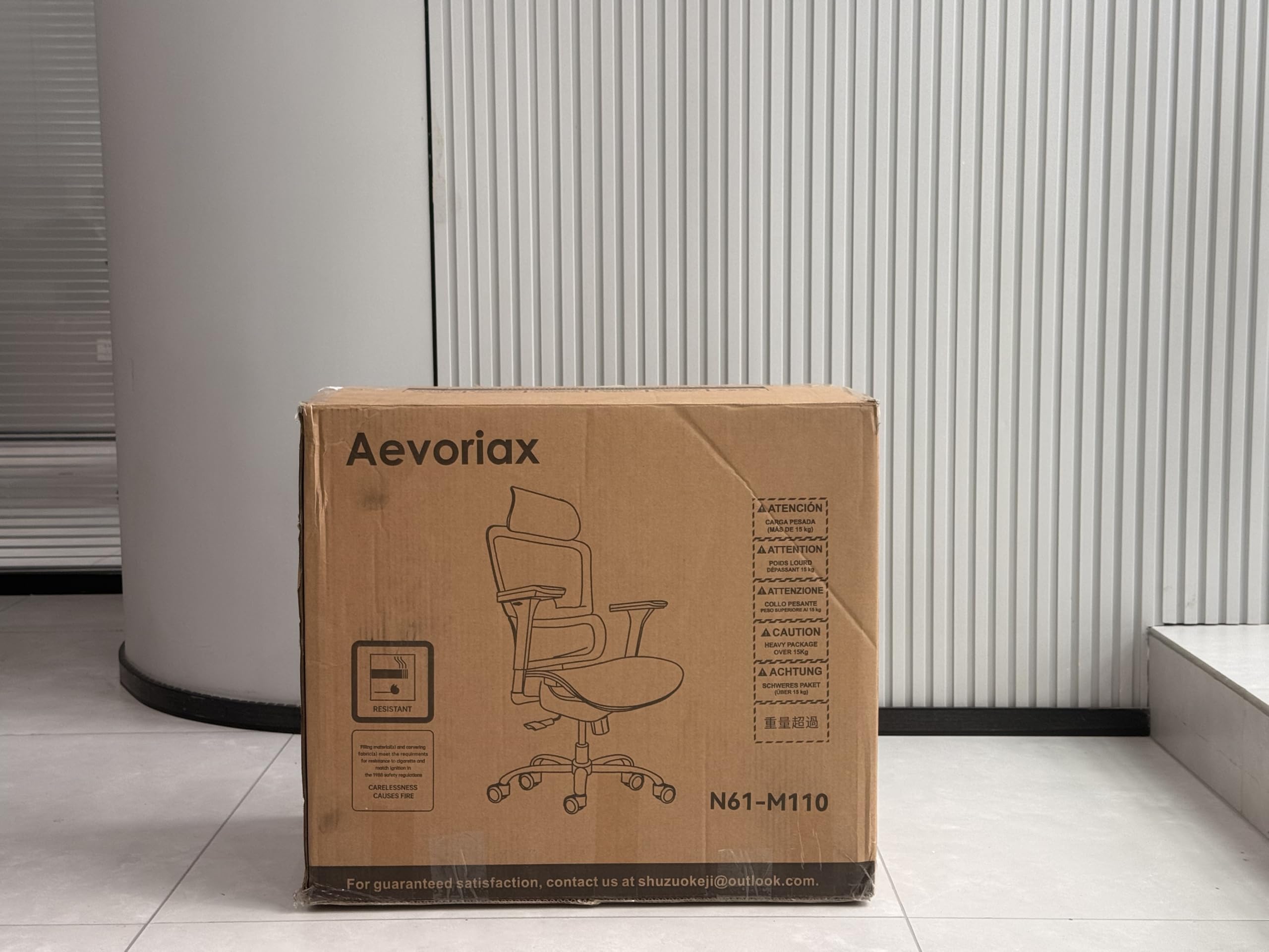 Amazon.co.jp: Aevoriax N61 人間工学オフィスチェア、全方位 