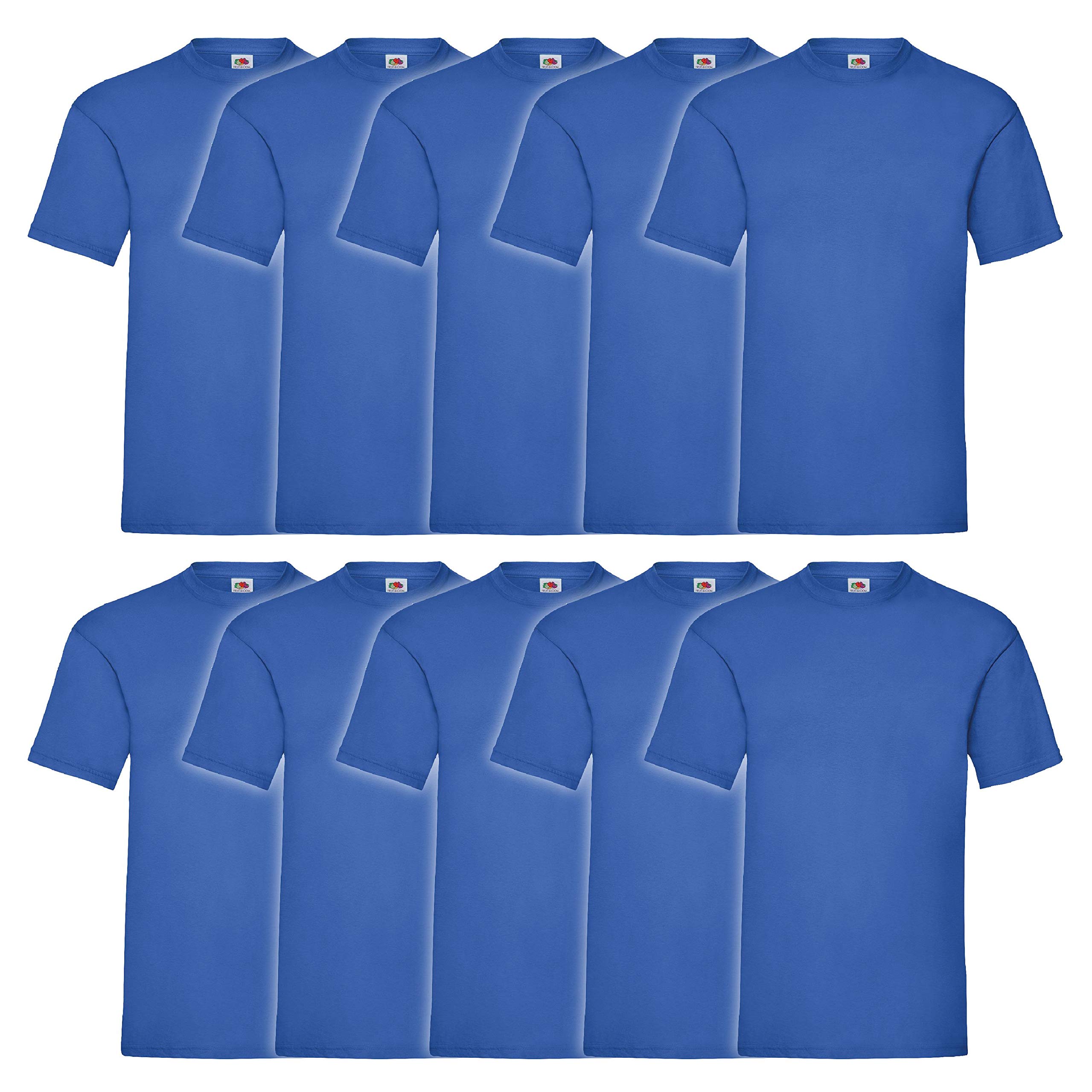 Fruit Of The Loom Men's Royal Original T. T-Shirt Pack Of 10, XX-Large