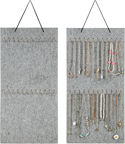 Organizador de joyas con soporte para collar