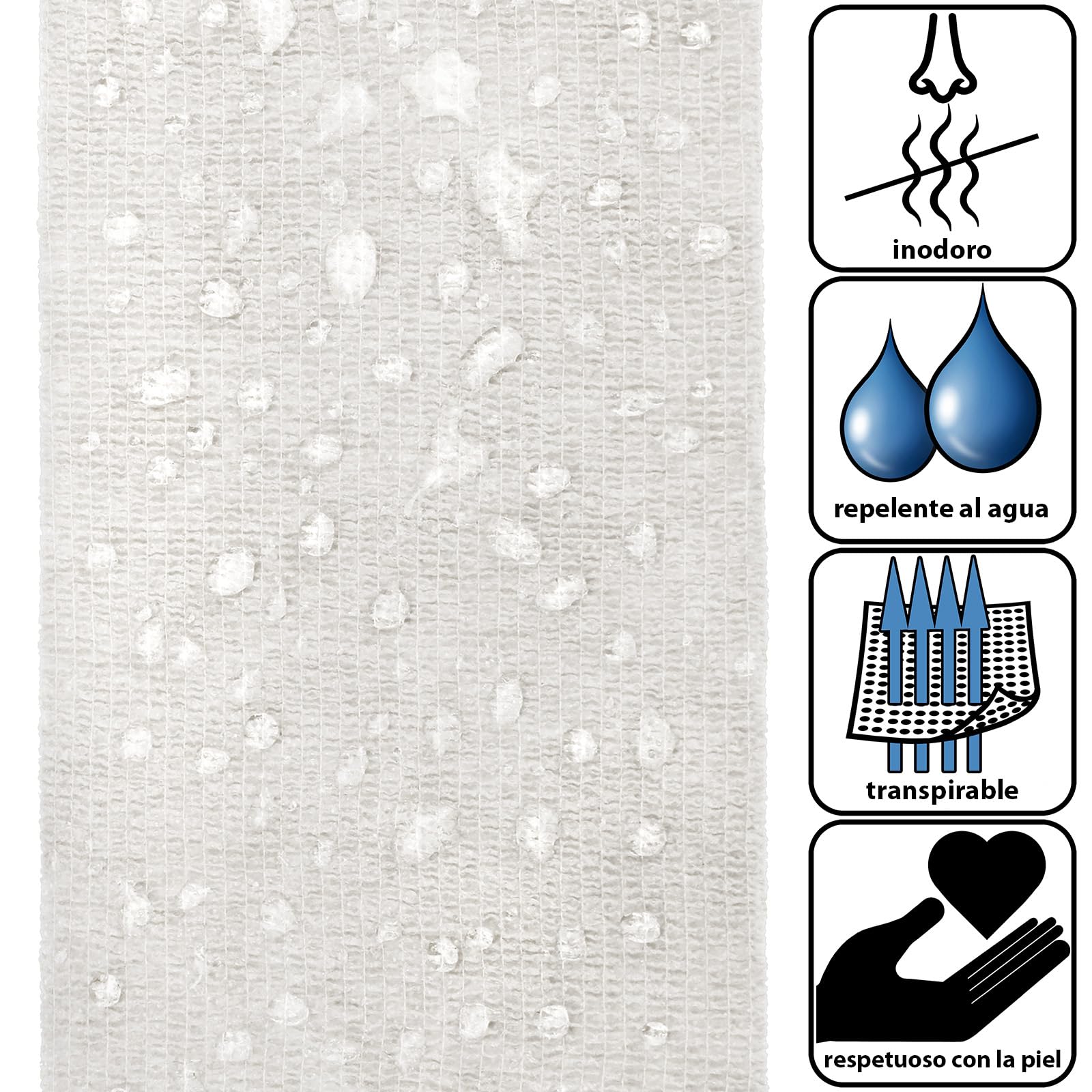 ALPIDEX 12 Rollos Venda Adhesiva 5 cm x 4,5 m Venda Cohesiva Envoltura Tape Deportiva Bendaje Autoadhesiva Mano Rodillas Tobillo Vet Wrap Perro Gato Caballo, Color:blanco — view 4