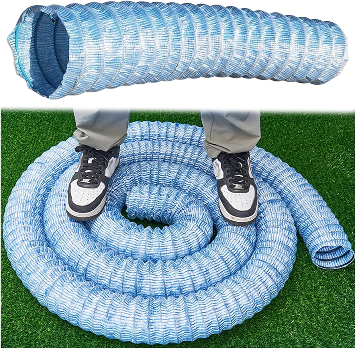 Vuiklcty 5Cm Flexible Perforated Drainage Pipe, Suitable For Drainage On Patios, Lawns, And Farmland(L4m/13.1Ft)
