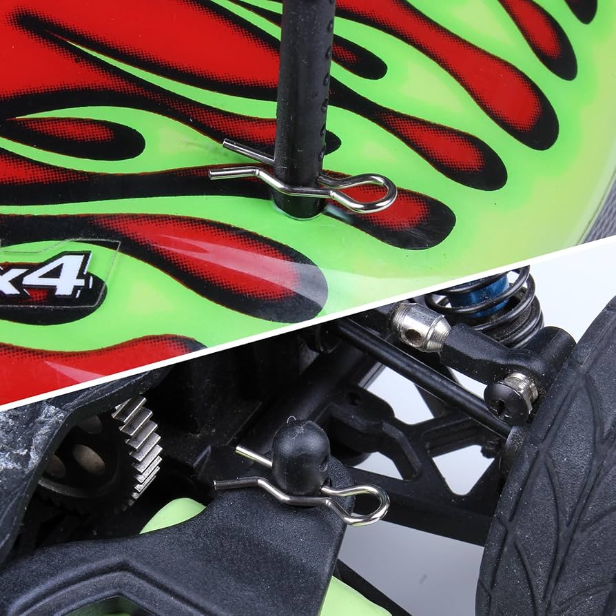 HobbyPark 金属ボディピンクリップ　１/１０ＲＣカー適用（５０個入れ） 2zzhgl6 Amazon | RC ボディクリップピン、アルミ合金プル部分 RC カー