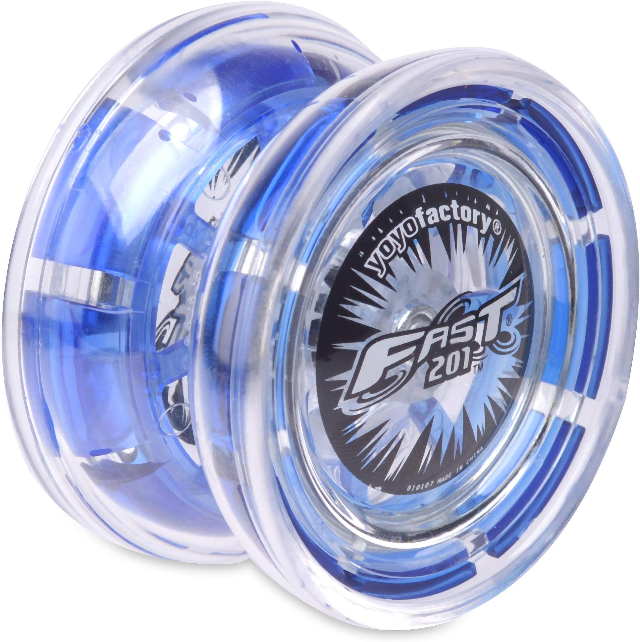 YOYO FACTORY FAST 201 Professional YoYo for Beginners to Intermediate with Adjustable Response, Blue