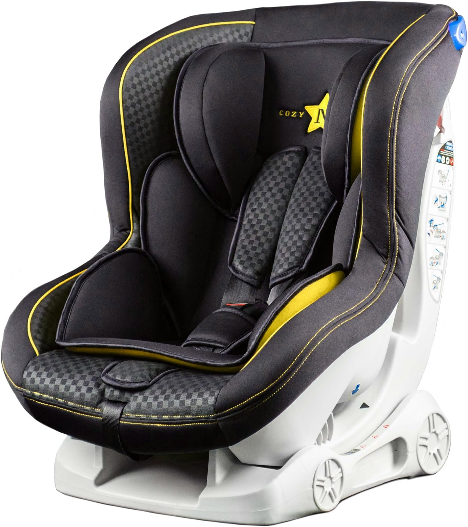Cozy N Safe Fitzroy Group 0+/1 Car Seat, Yellow/Black
