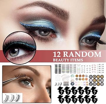 Make Up Advent Calendar 2024, Skincare Advent Calendar 2024, Makeup Advent Calendar 2024 Women Girls Teens, 24 Days Countdown Calendar Christmas Gift Makeup Sets (A)