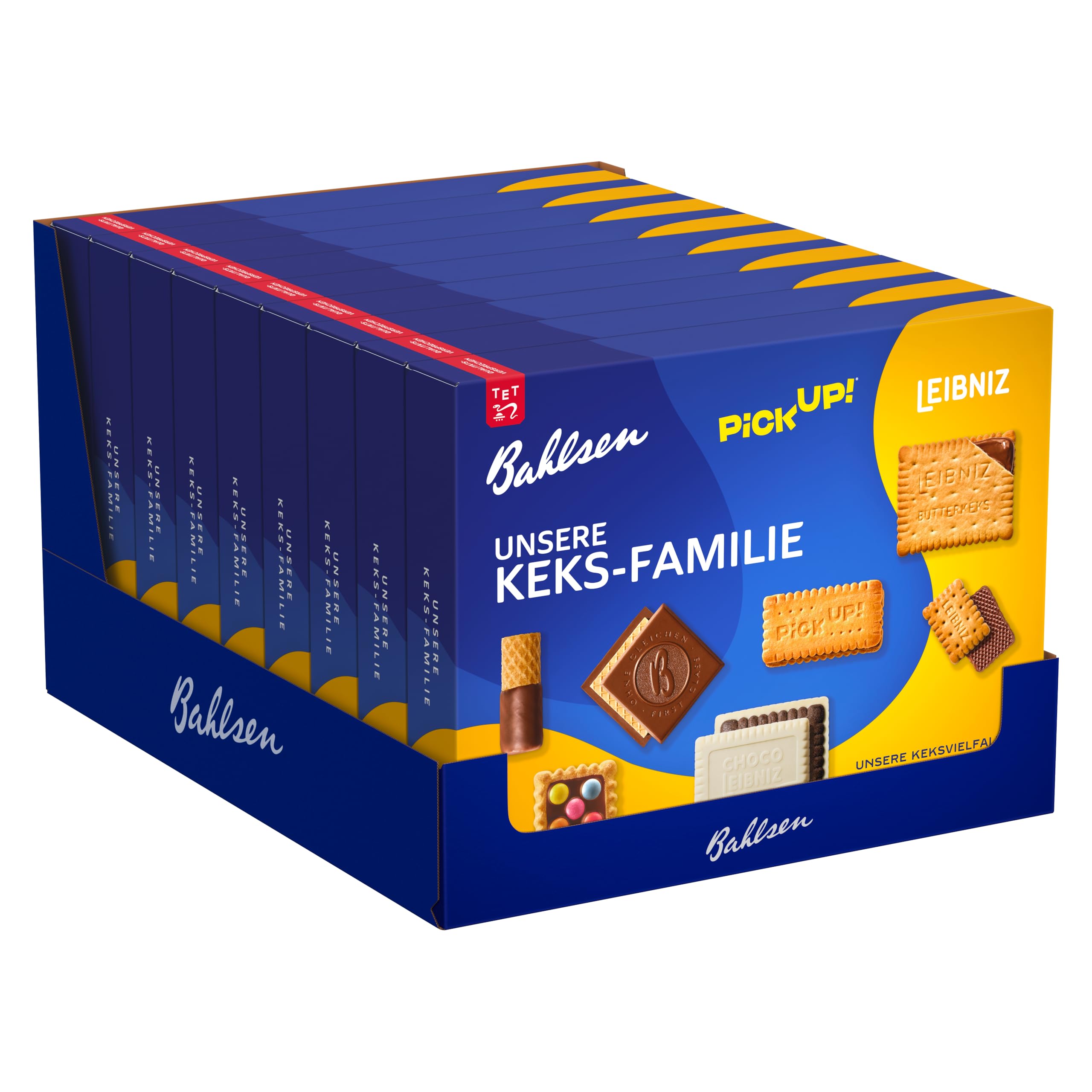Bahlsen Unsere Keks Familie - Gebäckmischung mit 7 Sorten, 9x280g