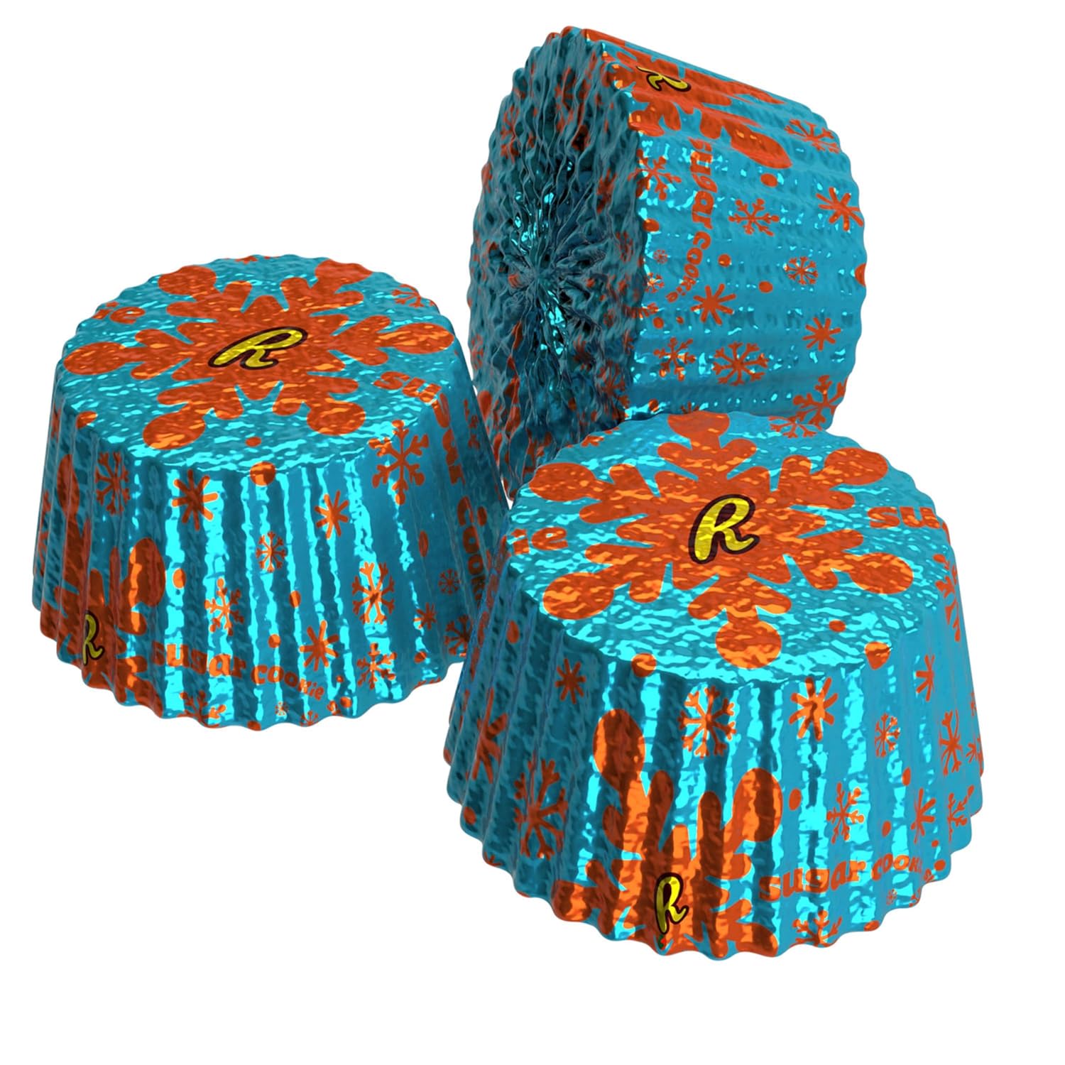 CandyKrave Resees Sugar Cookie Milk Chocolate Candy- (2lb 55 Pieces) Bulk Snack Size Resees Easter Chocolate candy - Individually wrapped PeanutButter candy for Easter, Bithday Party & Other Ocassion