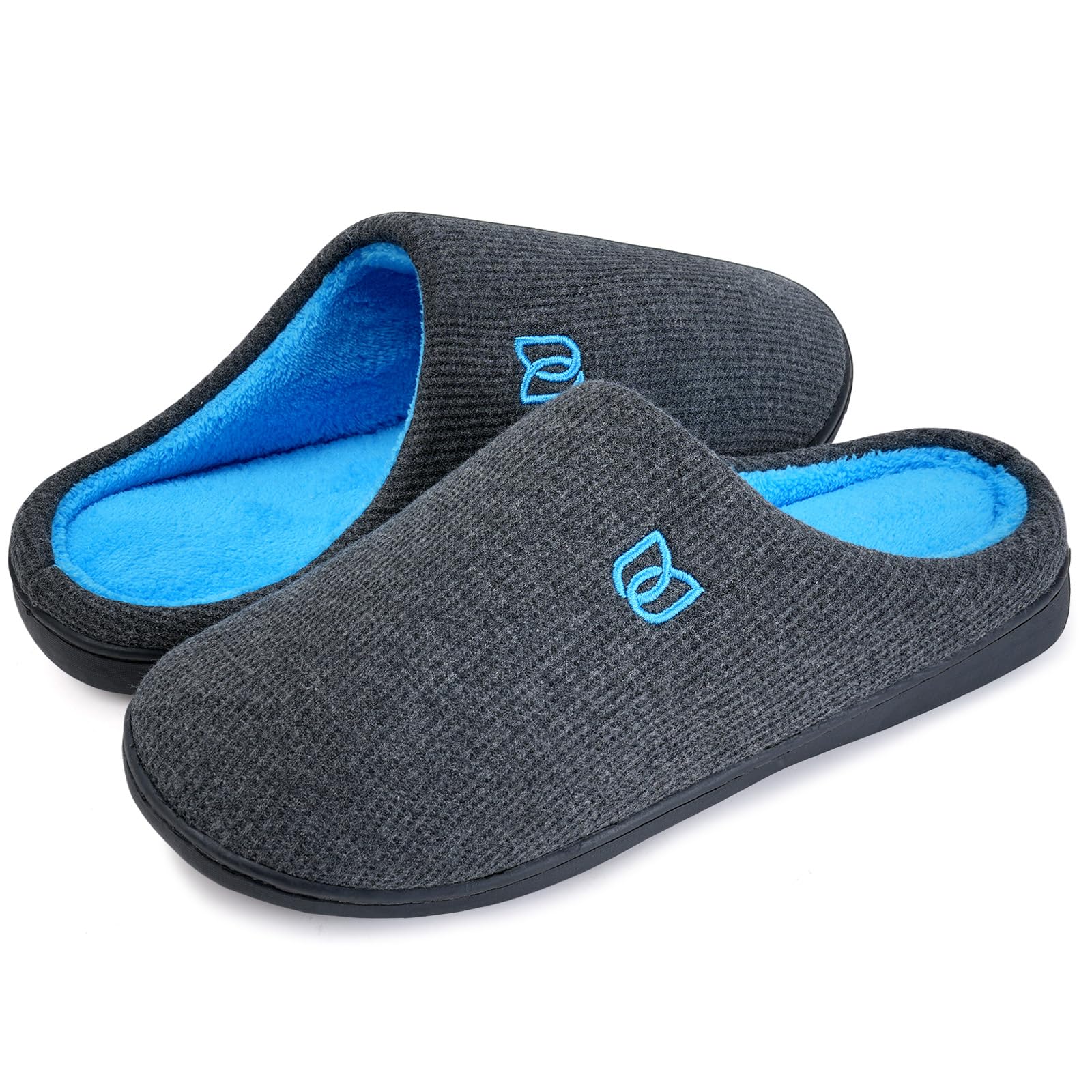 WateLves Pantofole Uomo Unisex Donna Antiscivolo Scarpe Inverno Peluche Morbido Ciabatte in Memory Foam