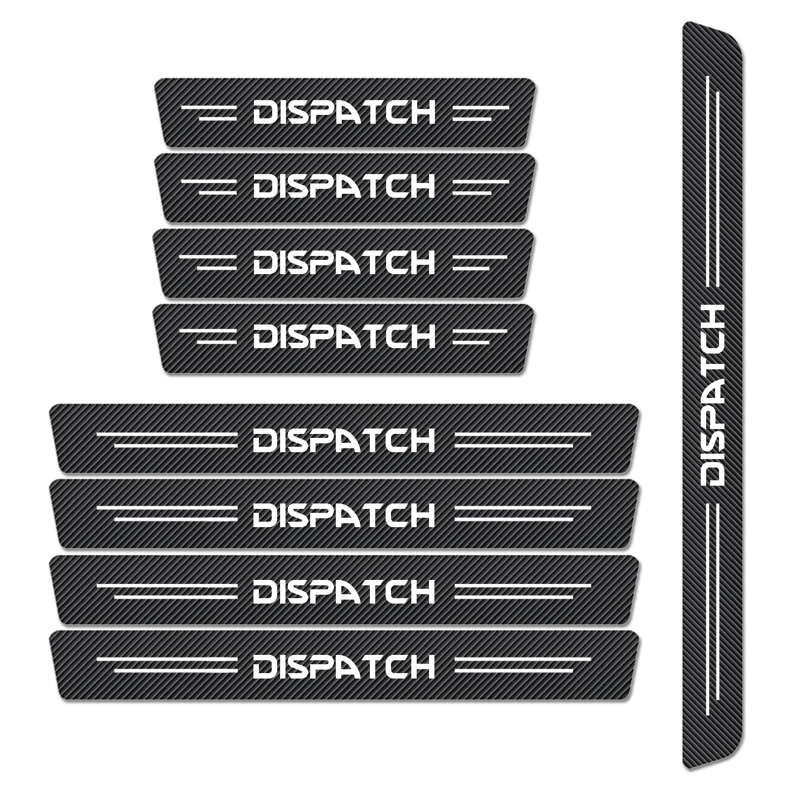 WXH97F Carbon Fiber Scuff Plates for Citroen Dispatch