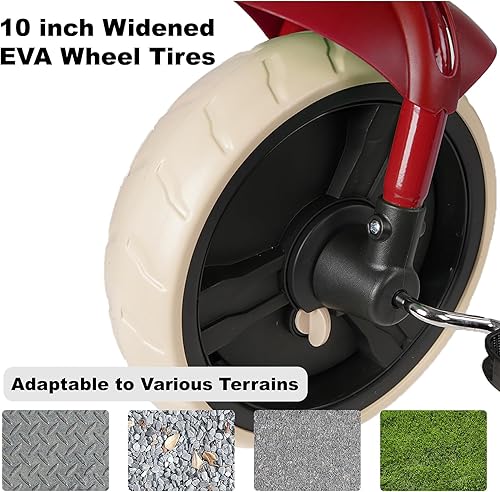 Miniatura 4 de Triciclos para niños de 2 a 6 años 2 en 1 con asas de empuje ajustables y extraíbles, bicicleta de empuje con cesta de almacenamiento de juguetes