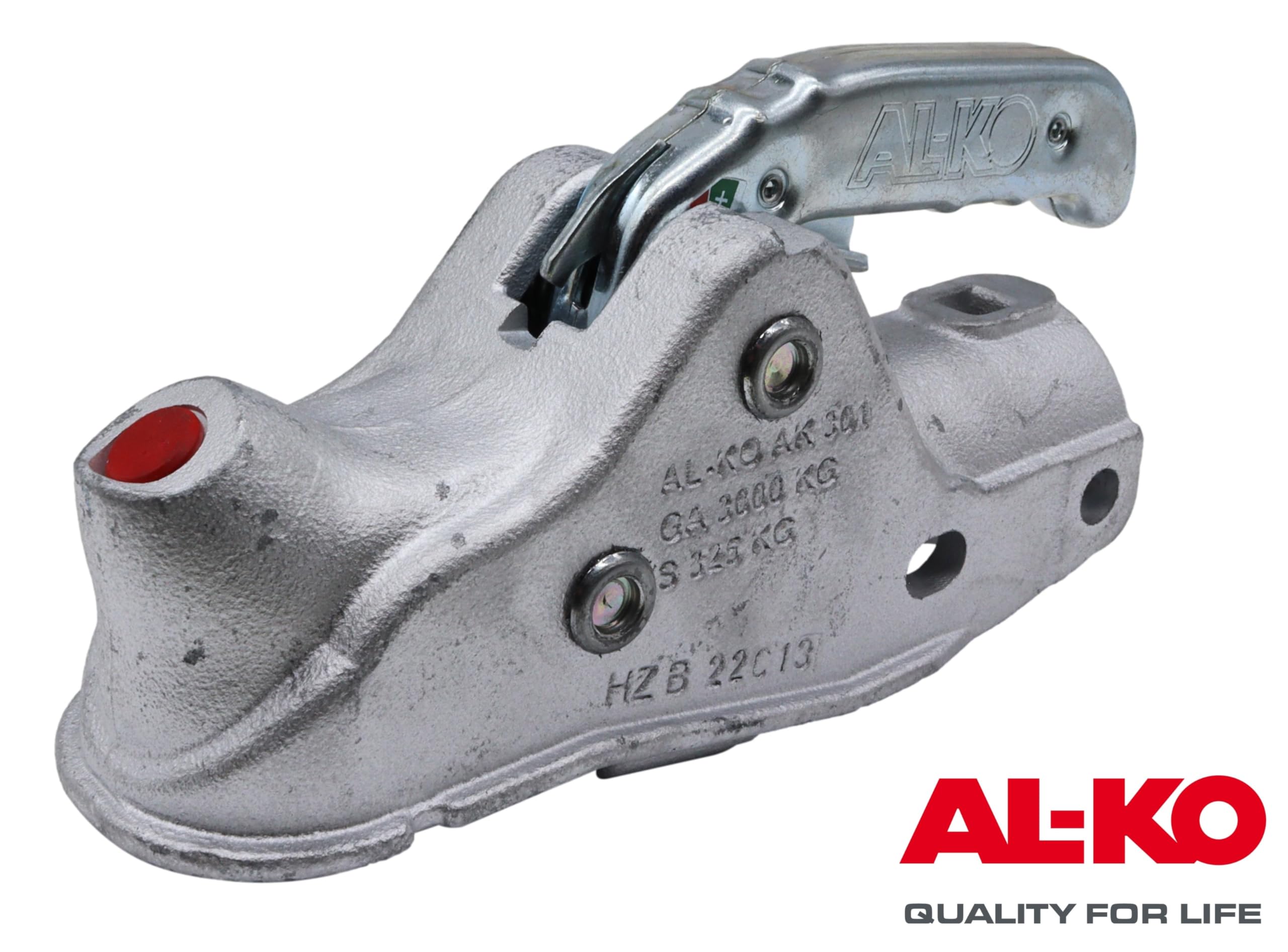 Alko Zugkugeklupplung Kugelkupplung AK 301 3000 kg Guss Profi 50 mm Rundrohr 1221746 Alko
